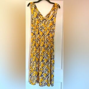 Kaileigh Tasha knit floral dress with cross back